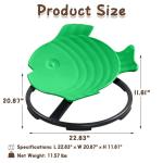 Fish-Shaped Sensory Spinning Chair for Kids
