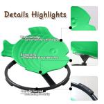 Fish-Shaped Sensory Spinning Chair for Kids