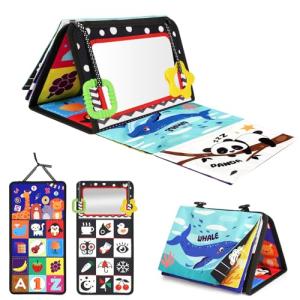 Black and White Tummy Time Sensory Toy