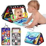 Black and White Tummy Time Sensory Toy