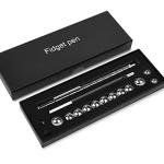 LARAH Black Fidget Pen - Sensory Stress Relief Toy