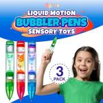 Playbees Liquid Motion Bubbler Pens - 3 Pack