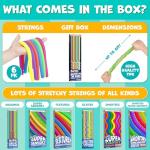 BUNMO Glow in The Dark Sensory Strings - 6 Pack