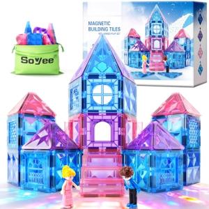 Soyee Diamond Magnetic Building Blocks - Princess Toys for 3-8 Year