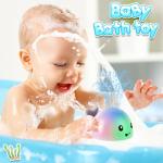 Light-Up Whale Bath Toy for Toddlers