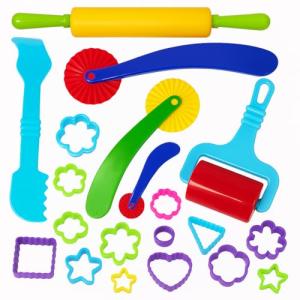 17-Piece Playdough Tools Set for Kids