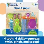 Learning Resources Sand & Water Fine Motor Set - Fidget Toys, Water Bin Play, Toddler Daycare Essentials Games Tools, Homeschool and Preschool, Montessori for Kids, Gifts for Boys and Girls