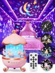 Colorful Carousel Night Light with Music & Films