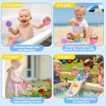 Fun Mold-Free Bath Toys for Toddlers, 5-Pack