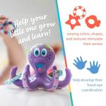 Nuby Floating Octopus Bath Toy with Rings
