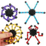 Transformable Fidget Spinner Toys Set - 4 Pack