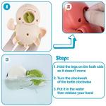 Cute Turtle Bath Toys for Toddlers 1-3
