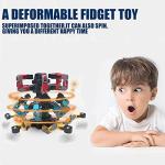 20PCS Finger Gyro Toys - Deformable Robot Fun