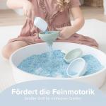 Natural Silicone Collapsible Funnels for Kids' Sensory Play