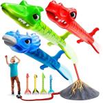 Ninja Blast Dinosaur Rocket Launcher Toy for Kids