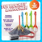 Ninja Blast Dinosaur Rocket Launcher Toy for Kids