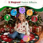 Mini Karaoke Machine with 2 Wireless Microphones