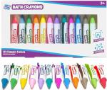 Smooth Bath Crayons for Kids - 12 Pack