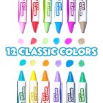 Smooth Bath Crayons for Kids - 12 Pack