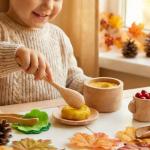 11-Piece Wooden Sensory Bin Tools Set for Kids