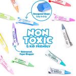 Smooth Bath Crayons for Kids - 12 Pack