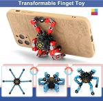 Transformable Fidget Spinners - 4 Pack Sensory Toys