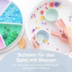 Silicone Nesting Bowls and Sieve for Sensory Play