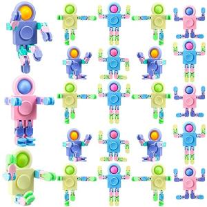 Transformable Robot Fidget Spinners - 8 Pack