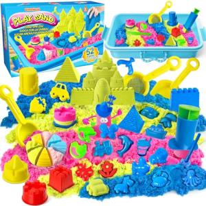 Sensory Bin Play Sand Kit with Beach Toys