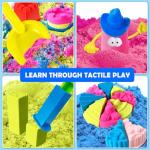 Sensory Bin Play Sand Kit with Beach Toys