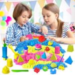 Sensory Bin Play Sand Kit with Beach Toys