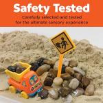 Construction Zone Sensory Bin Playset for Kids