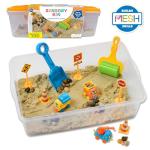 Construction Zone Sensory Bin Playset for Kids