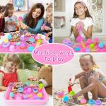 Ice Cream Play Sand Sensory Bin Set for Kids