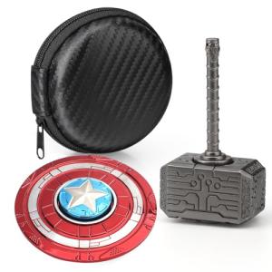 Transformable Metal Fidget Spinner Toy - 2 Pack