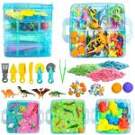 Dino and Ocean Sensory Play Bin for Kids