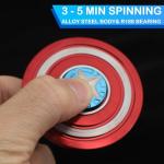Transformable Metal Fidget Spinner Toy - 2 Pack