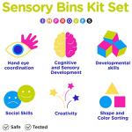 Sensory Kit for Kids - 6 Fun Activity Bins