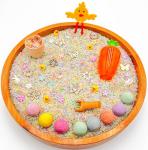 Pastel Spring Montessori Sensory Bin for Kids