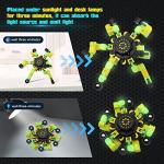 Glow-in-the-Dark Fidget Spinners - 8 Pack