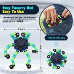 Glow-in-the-Dark Fidget Spinners - 8 Pack