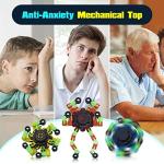 Glow-in-the-Dark Fidget Spinners - 8 Pack