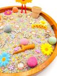 Pastel Spring Montessori Sensory Bin for Kids