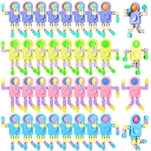 32 Pcs Transformable Robot Fidget Spinner Set