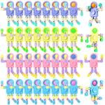 32 Pcs Transformable Robot Fidget Spinner Set