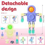 32 Pcs Transformable Robot Fidget Spinner Set