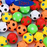 32 Mini Soccer Ball Fidget Spinners for Kids