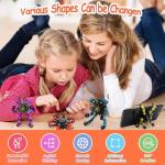 Transformable Fidget Spinners – 9-Pack Sensory Toys