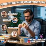 Transformable Fidget Spinners for Kids - 4 Pack