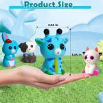 8 Pack Cream Scented Animal Squishies for Kids